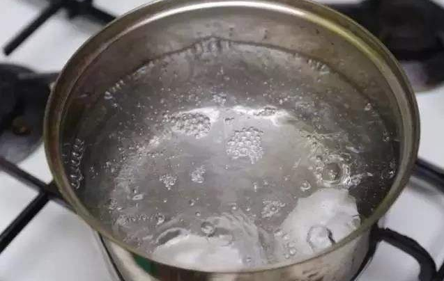 开水煮抹布